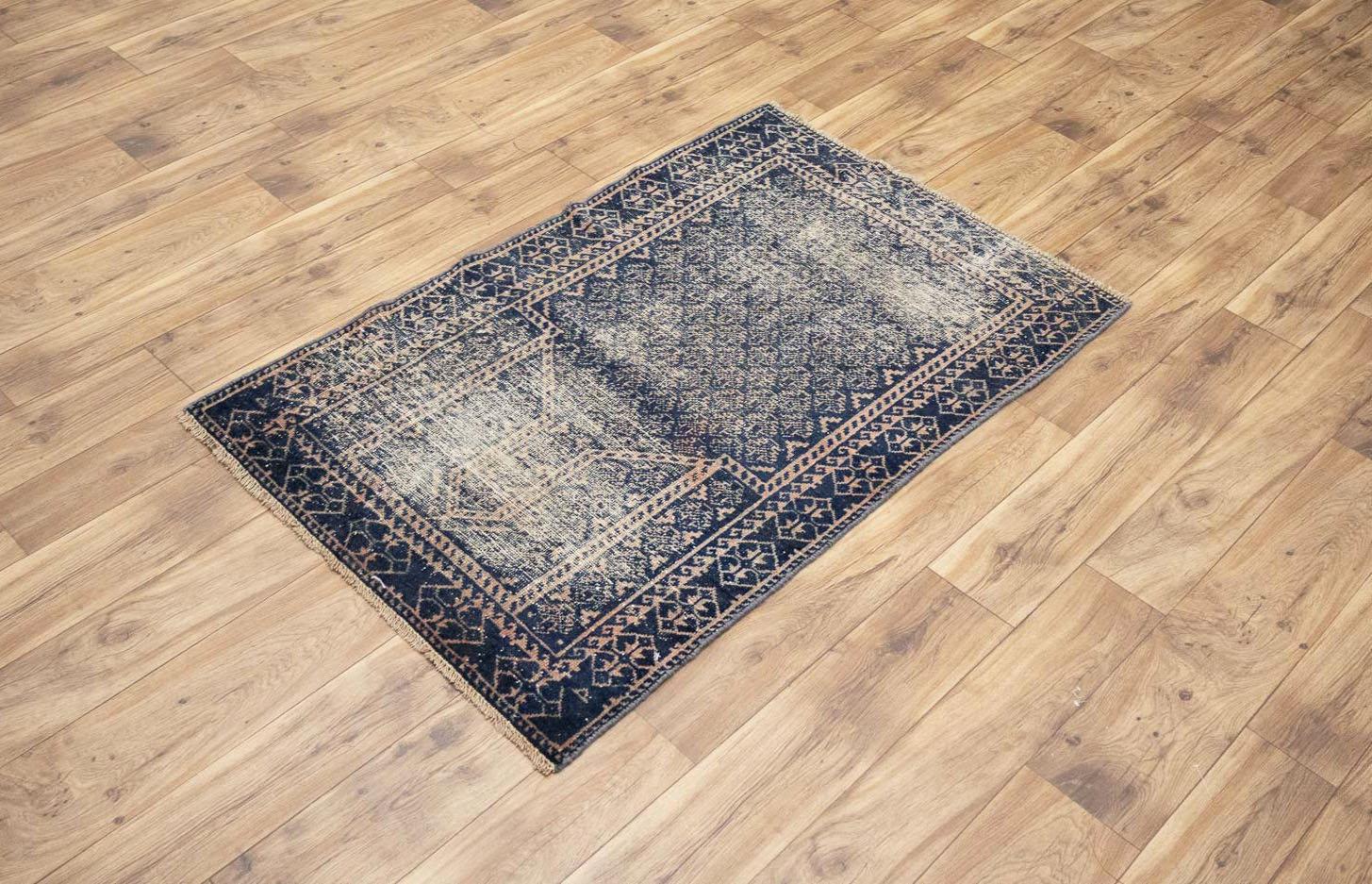 3'0x4'8 Hand Knotted Tribal Floral Oriental Wool Rug - Image 4