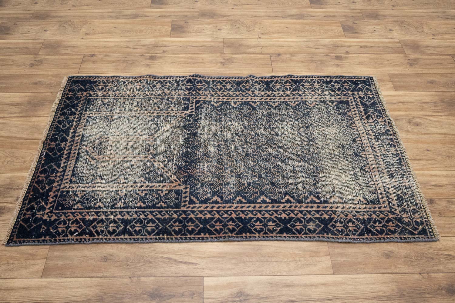 3'0x4'8 Hand Knotted Tribal Floral Oriental Wool Rug - Image 5