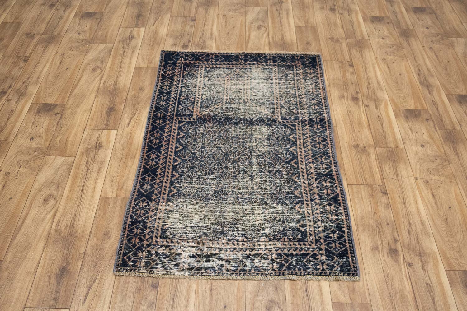 3'0x4'8 Hand Knotted Tribal Floral Oriental Wool Rug - Image 10