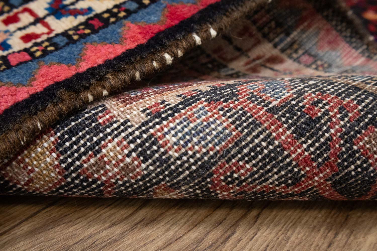 2'9x4'5 Hand Knotted Tribal Geometric Oriental Wool Rug - Image 13