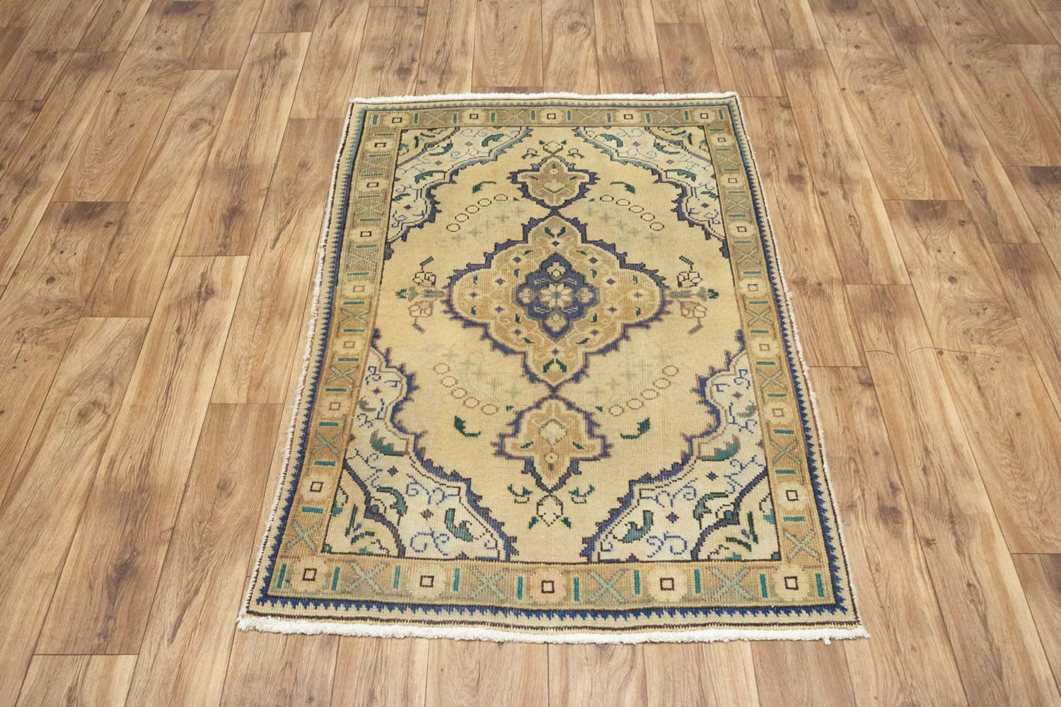 3'1x4'9 Hand Knotted Tribal Floral Oriental Wool Rug - Image 12
