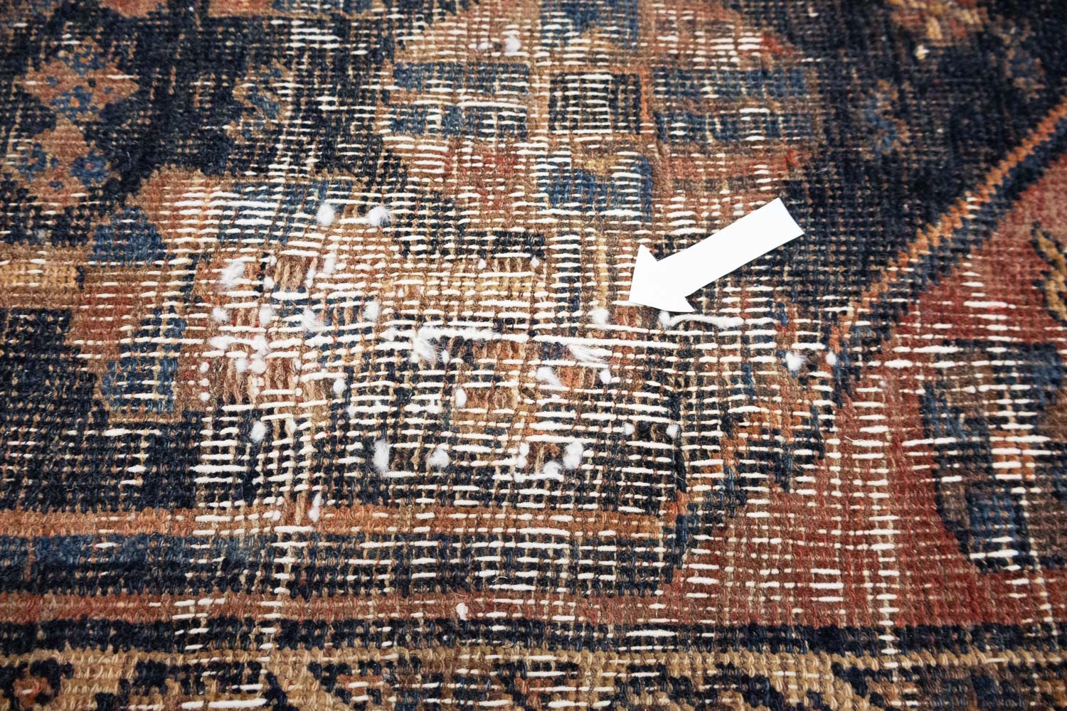 3'2x7'8 Hand Knotted Tribal Floral Oriental Wool Runner Rug - Image 13