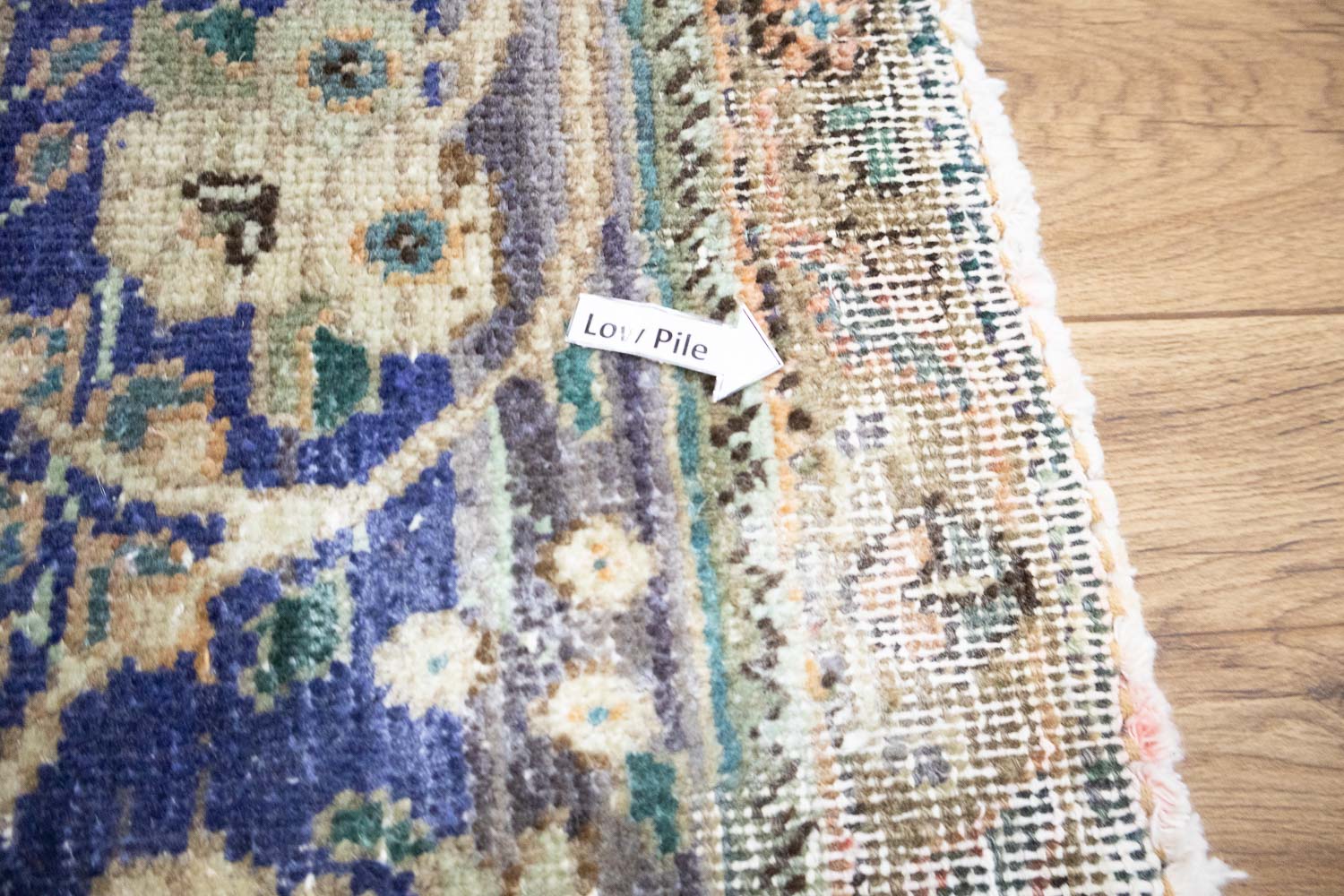 6'9x9'9 Hand Knotted Floral Traditional Oriental Wool Rug - Image 12