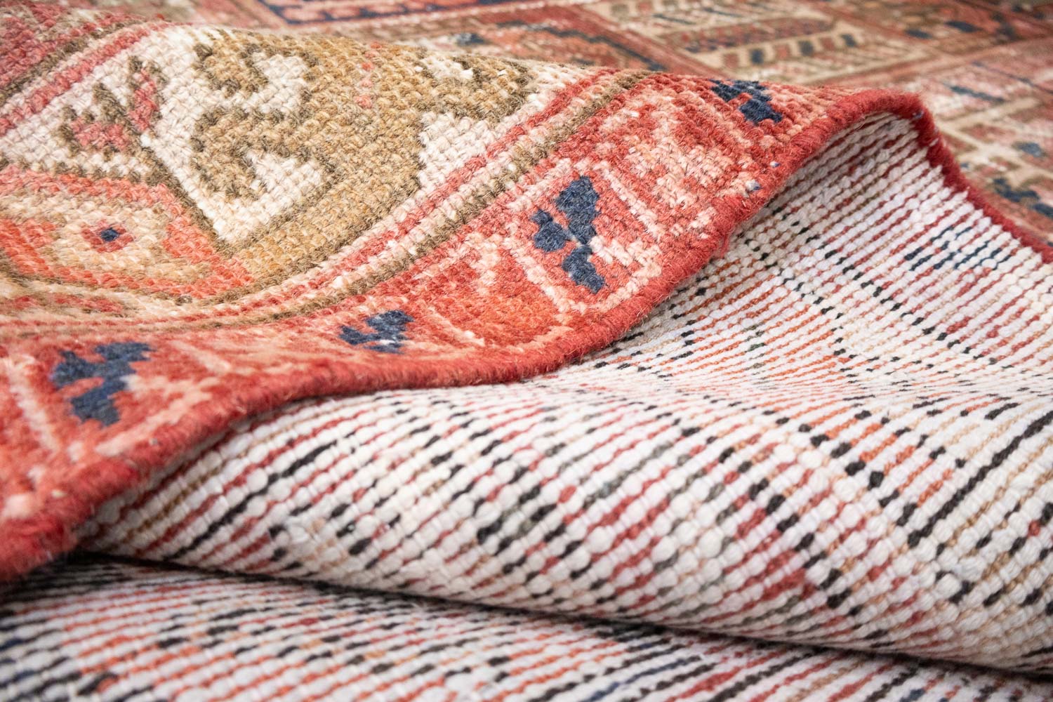 6'8x9'2 Hand Knotted Tribal Pictorial Oriental Wool Runner Rug - Image 20