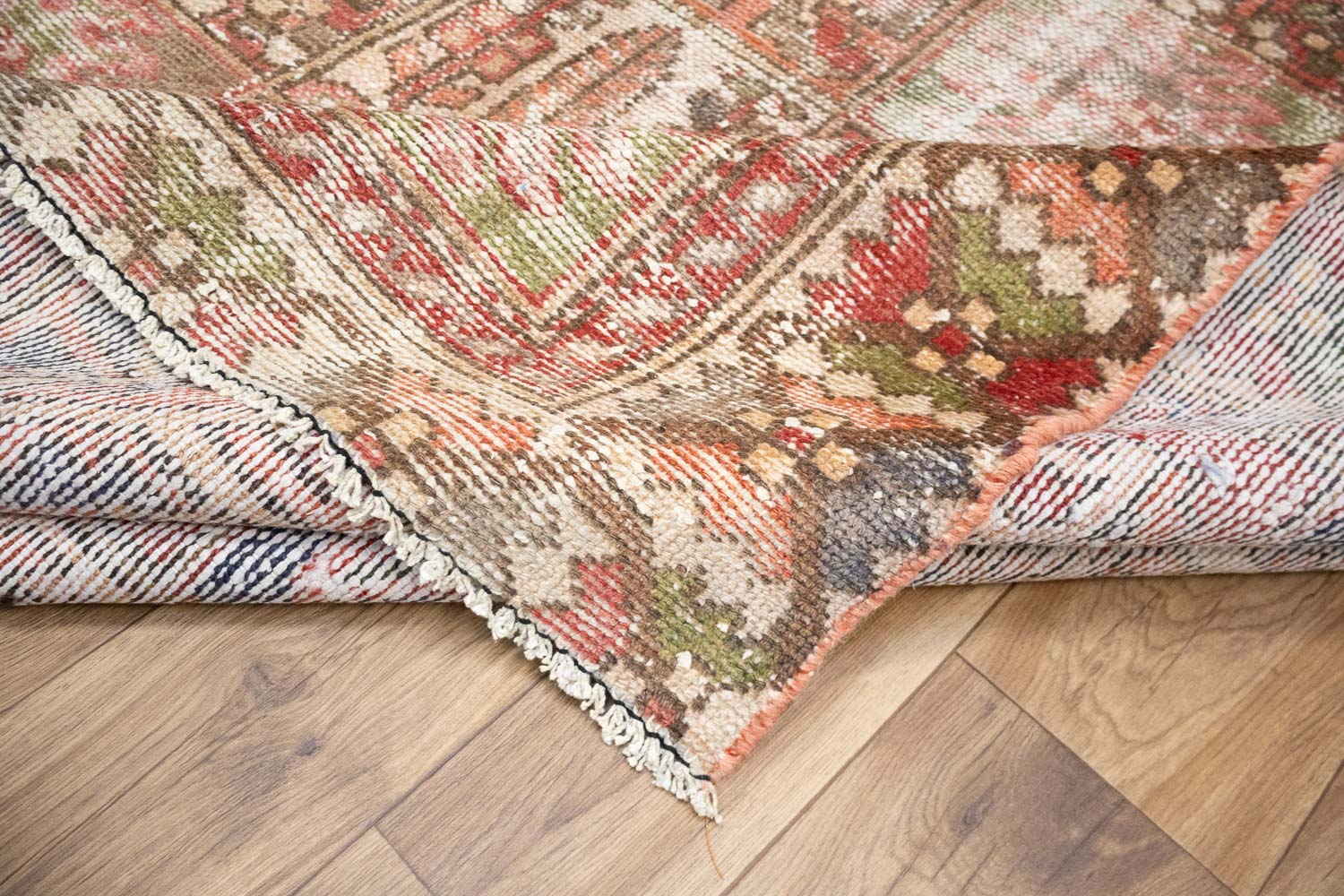 6'6x8'11 Hand Knotted Tribal Floral Oriental Wool Rug - Image 15