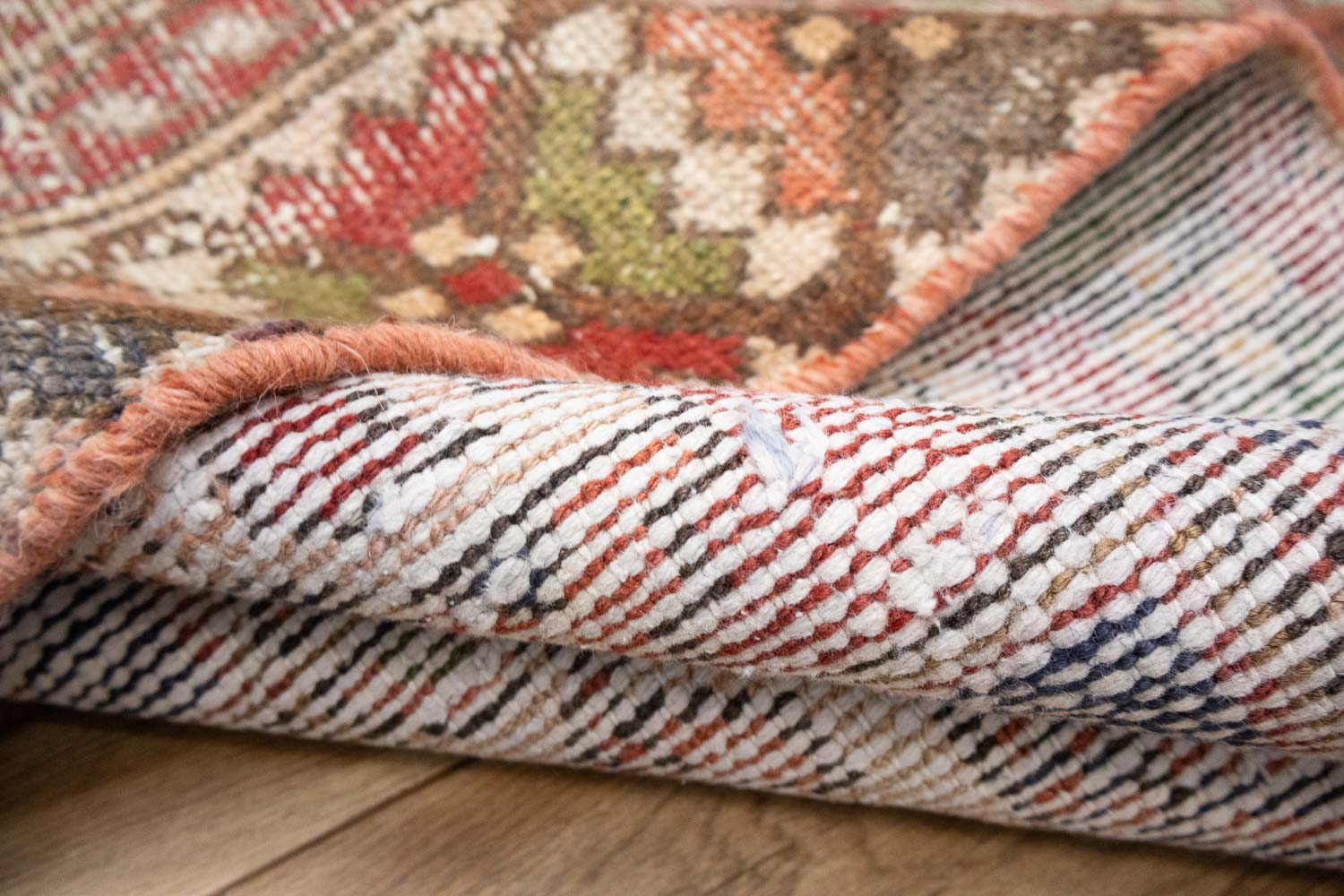 6'6x8'11 Hand Knotted Tribal Floral Oriental Wool Rug - Image 16