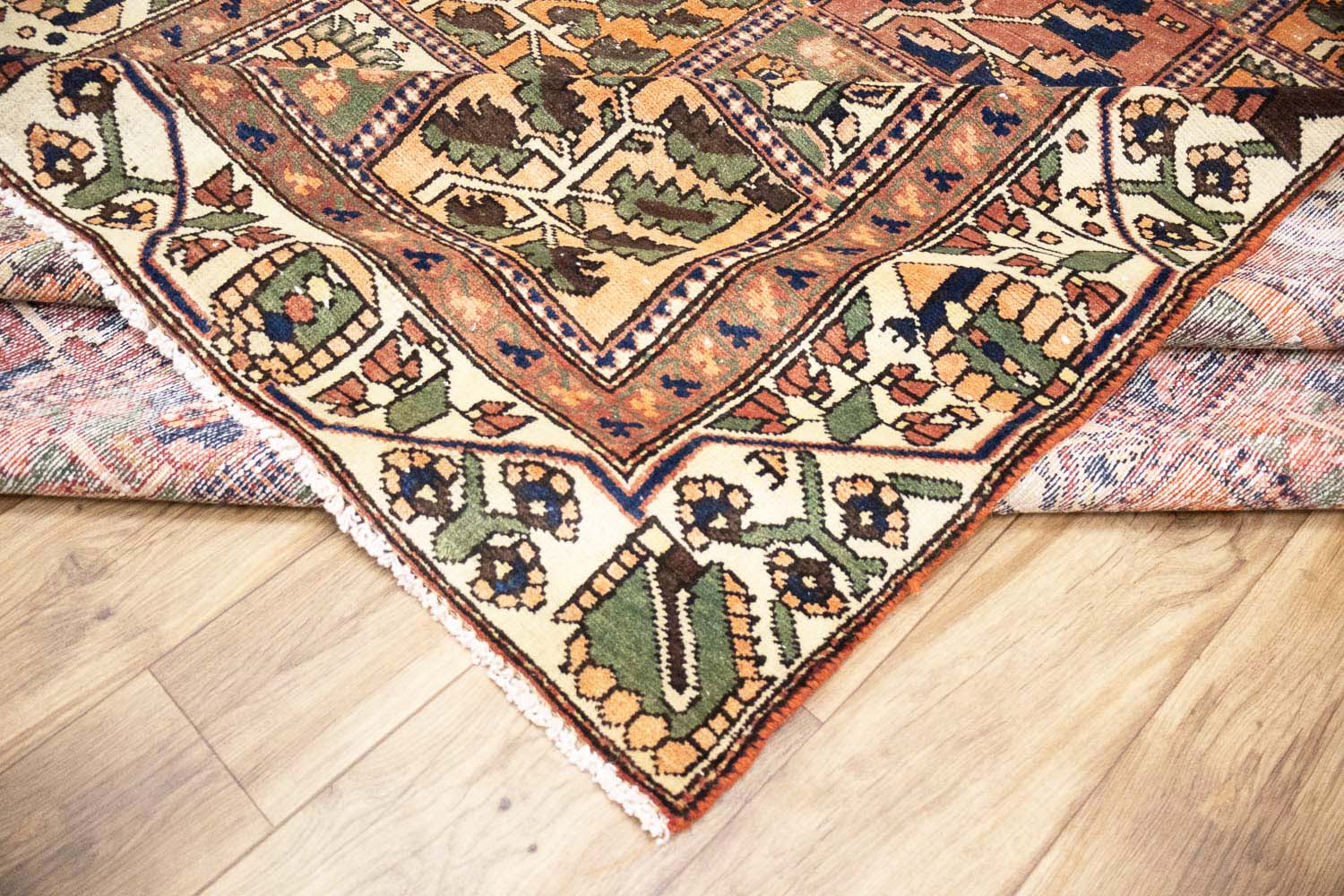 6'6x9'4 Hand Knotted Tribal Pictorial Oriental Wool Rug - Image 14