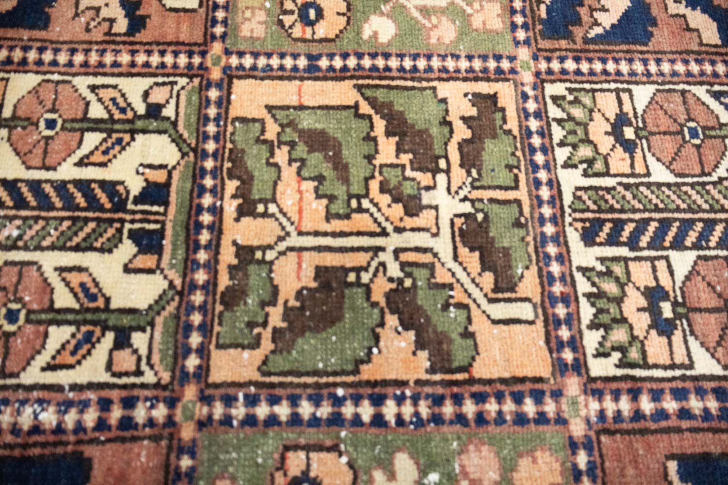 6'6x9'4 Hand Knotted Tribal Pictorial Oriental Wool Rug - Image 9