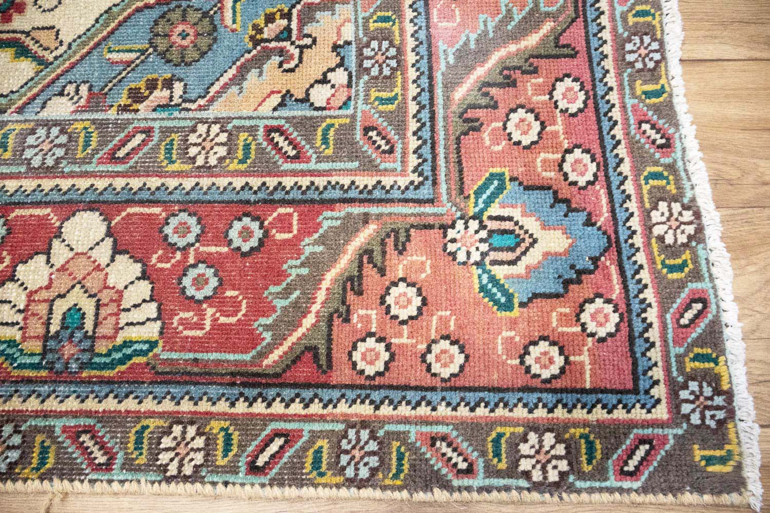 6'2x9'6 Hand Knotted Tribal Pictorial Oriental Wool Rug - Image 13