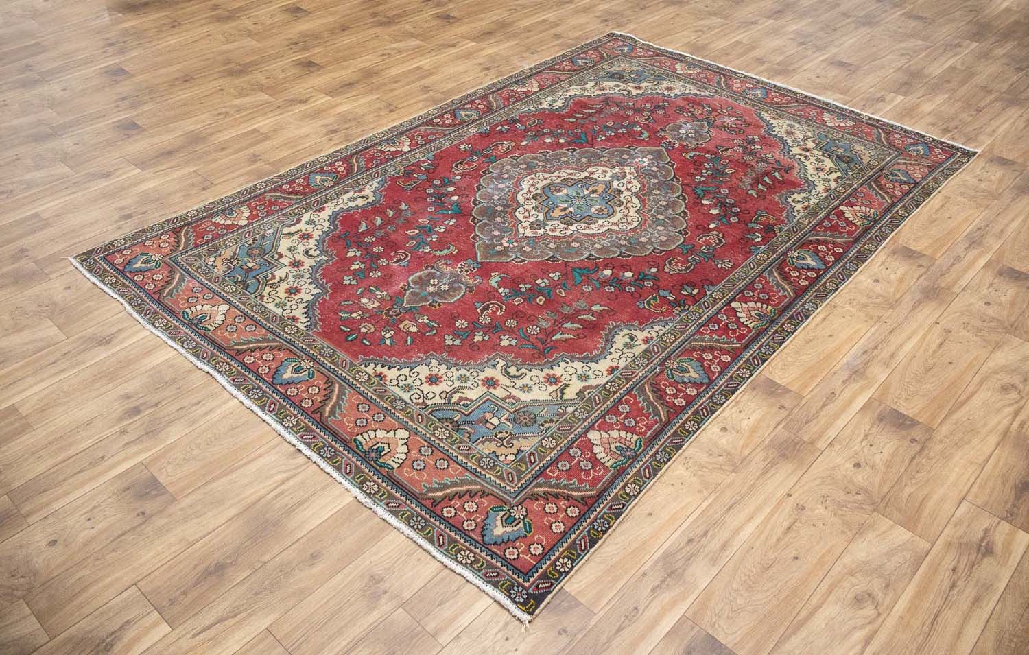 6'2x9'6 Hand Knotted Tribal Pictorial Oriental Wool Rug - Image 19