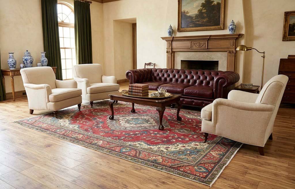 6'2x9'6 Hand Knotted Tribal Pictorial Oriental Wool Rug - Image 2