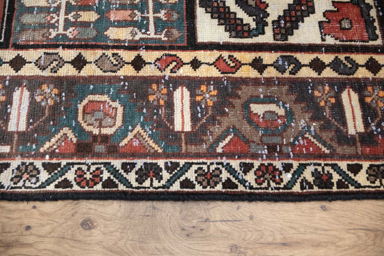 6'8x10'0 Hand Knotted Tribal Pictorial Oriental Wool Rug - Image 14