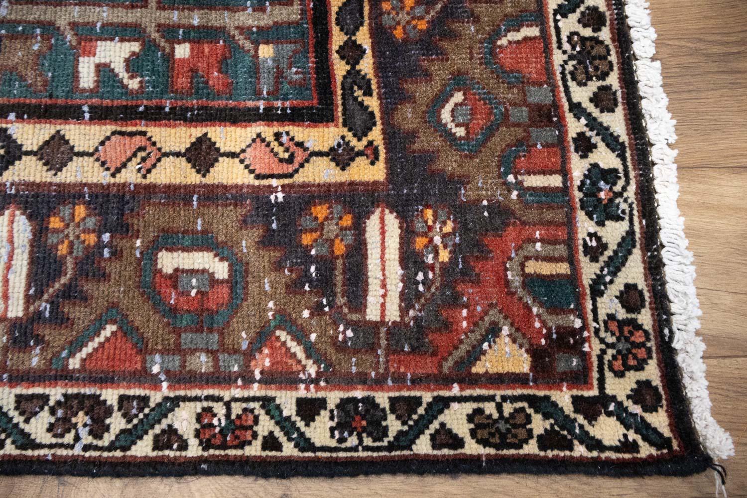 6'8x10'0 Hand Knotted Tribal Pictorial Oriental Wool Rug - Image 16