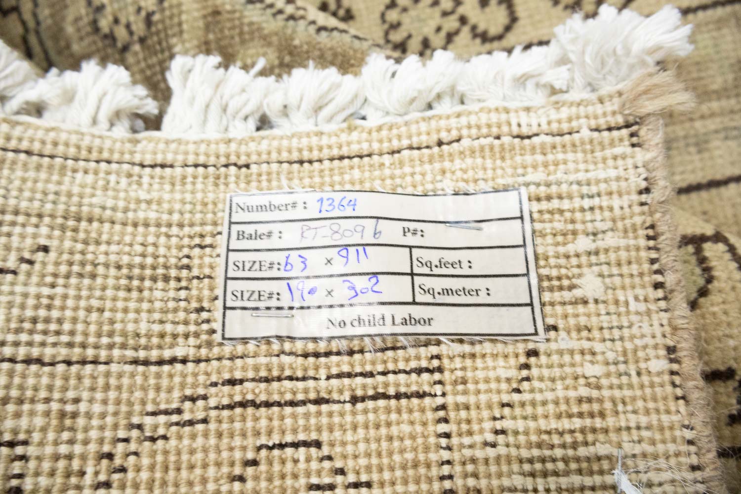 6'3x9'10 Hand Knotted Floral Traditional Oriental Wool Rug - Image 20