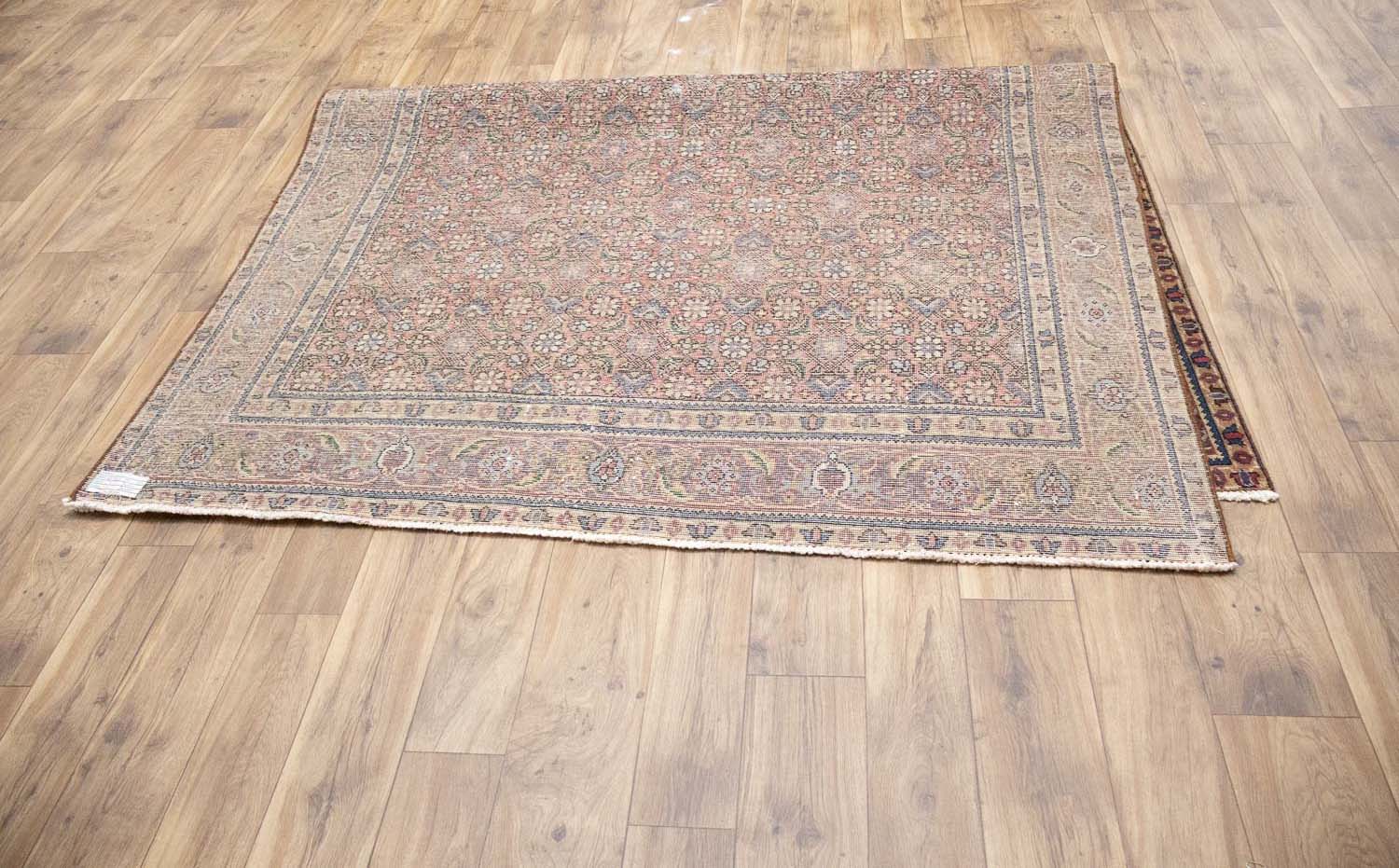 6'2x9'3 Hand Knotted Tribal Allover Oriental Wool Rug - Image 13