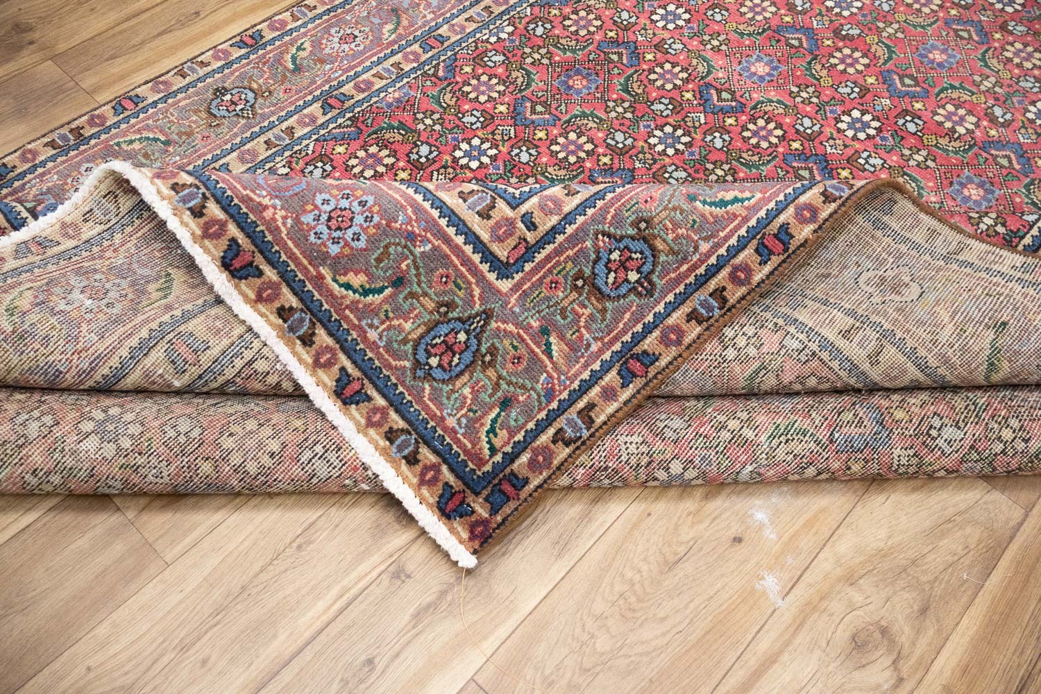 6'2x9'3 Hand Knotted Tribal Allover Oriental Wool Rug - Image 14