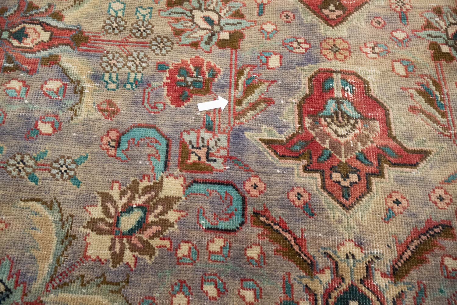 6'6x9'9 Hand Knotted Floral Classic Oriental Wool Rug - Image 12