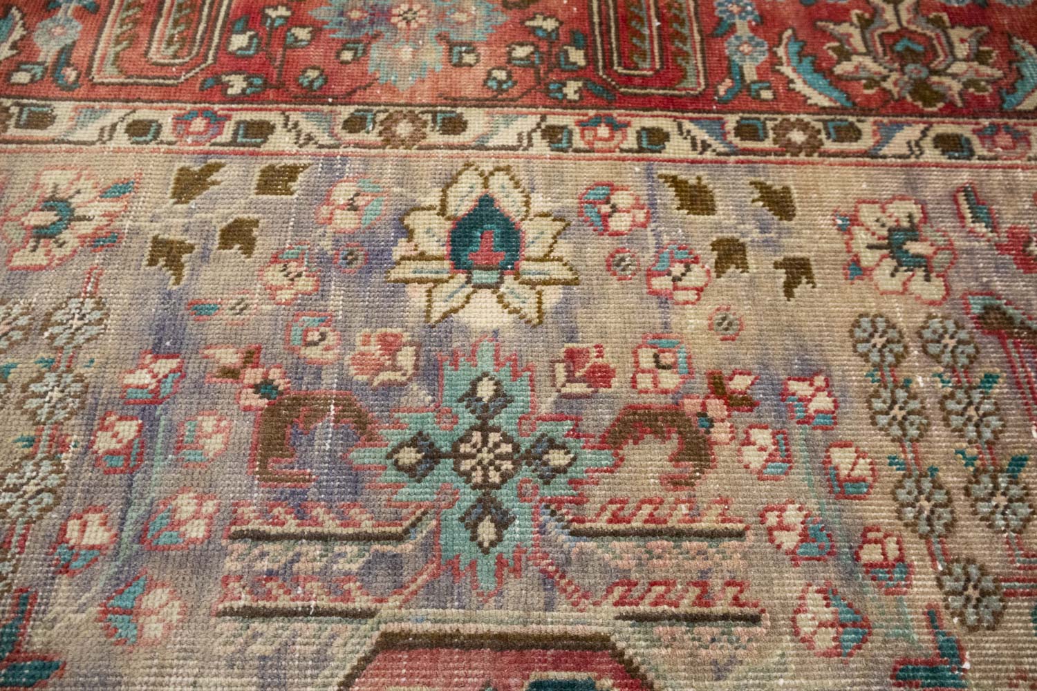 6'6x9'9 Hand Knotted Floral Classic Oriental Wool Rug - Image 10