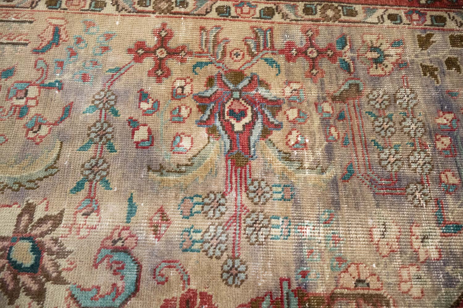 6'6x9'9 Hand Knotted Floral Classic Oriental Wool Rug - Image 18