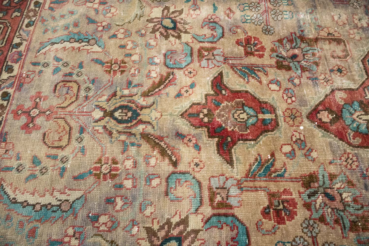6'6x9'9 Hand Knotted Floral Classic Oriental Wool Rug - Image 6