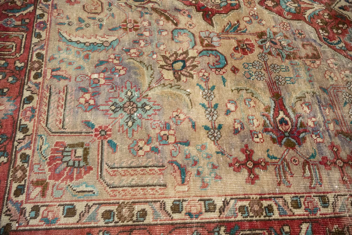 6'6x9'9 Hand Knotted Floral Classic Oriental Wool Rug - Image 17