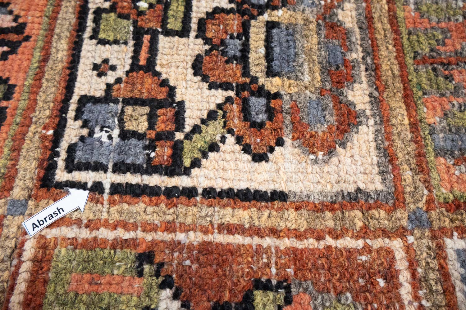 6'9x9'9 Hand Knotted Floral Tribal Oriental Wool Rug - Image 8