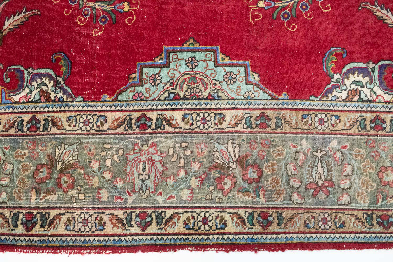 8'5x11'0 Hand Knotted Floral Traditional Wool Oriental Area Rug - Image 13