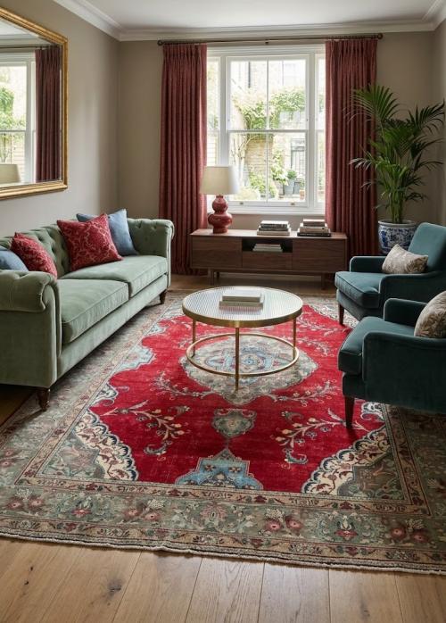 8'5x11'0 Hand Knotted Floral Traditional Wool Oriental Area Rug