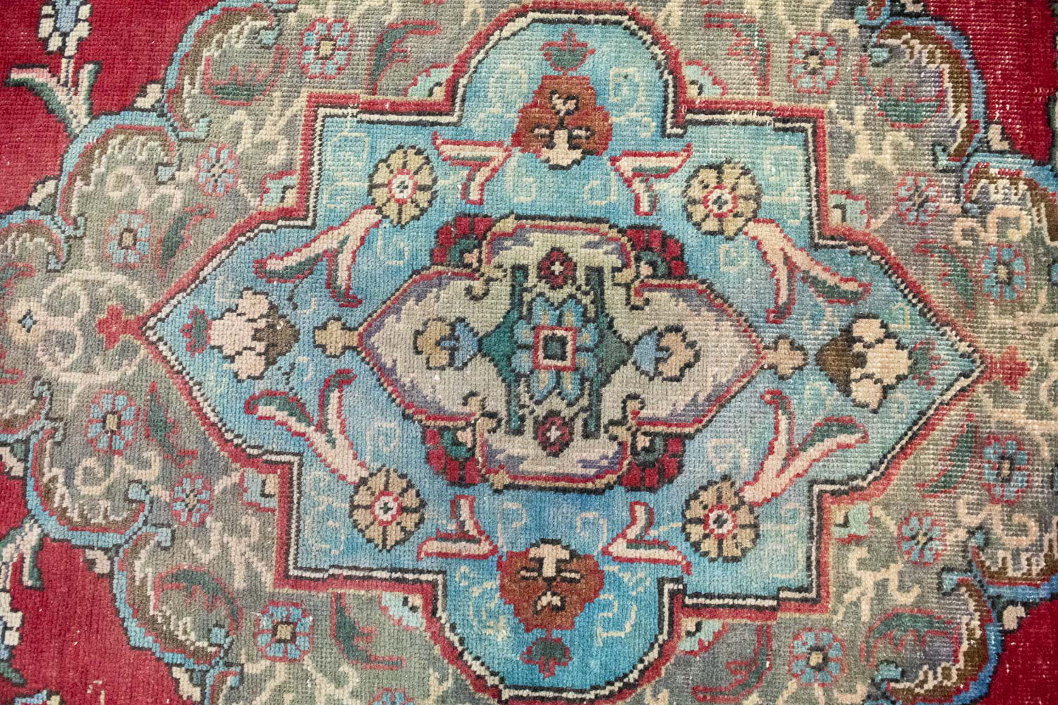 8'5x11'0 Hand Knotted Floral Traditional Wool Oriental Area Rug - Image 9