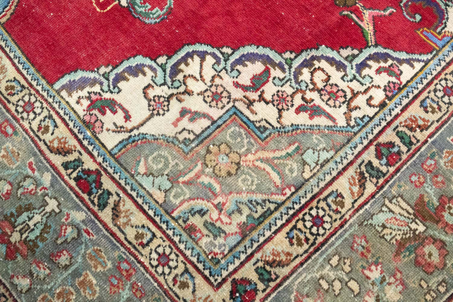 8'5x11'0 Hand Knotted Floral Traditional Wool Oriental Area Rug - Image 11