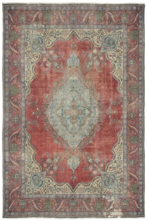 9'9x13'0 Hand Knotted Floral Traditional Wool Oriental Rug