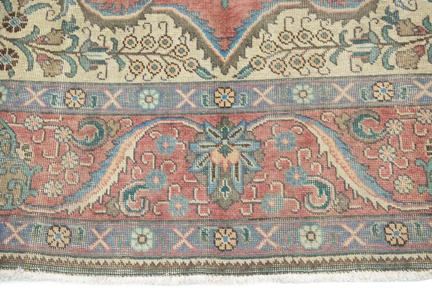 9'9x13'0 Hand Knotted Floral Traditional Wool Oriental Rug - Image 15