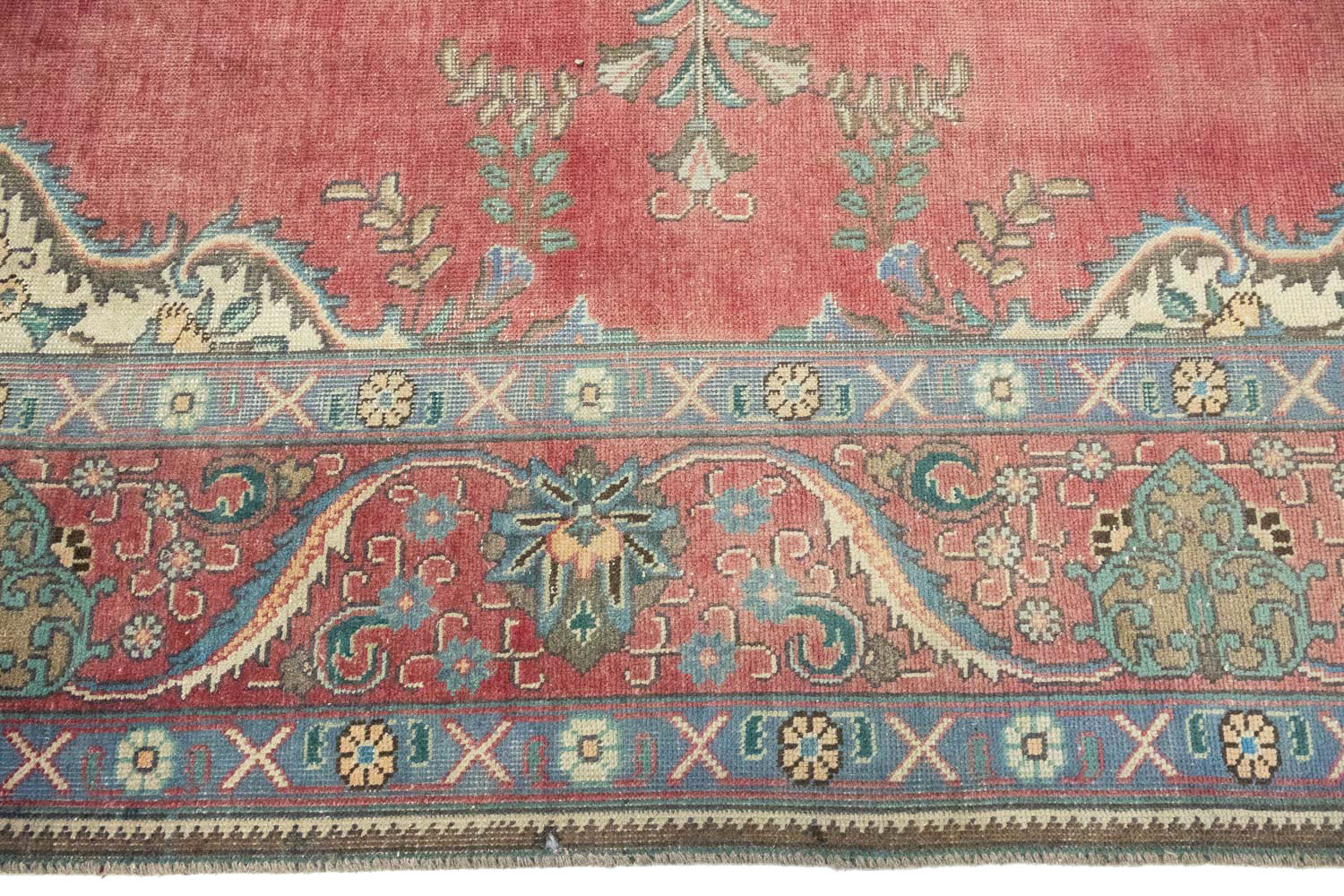9'9x13'0 Hand Knotted Floral Traditional Wool Oriental Rug - Image 10