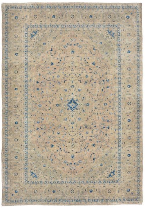 8'6x12'1 Hand Knotted Floral Traditional Wool Oriental Rug