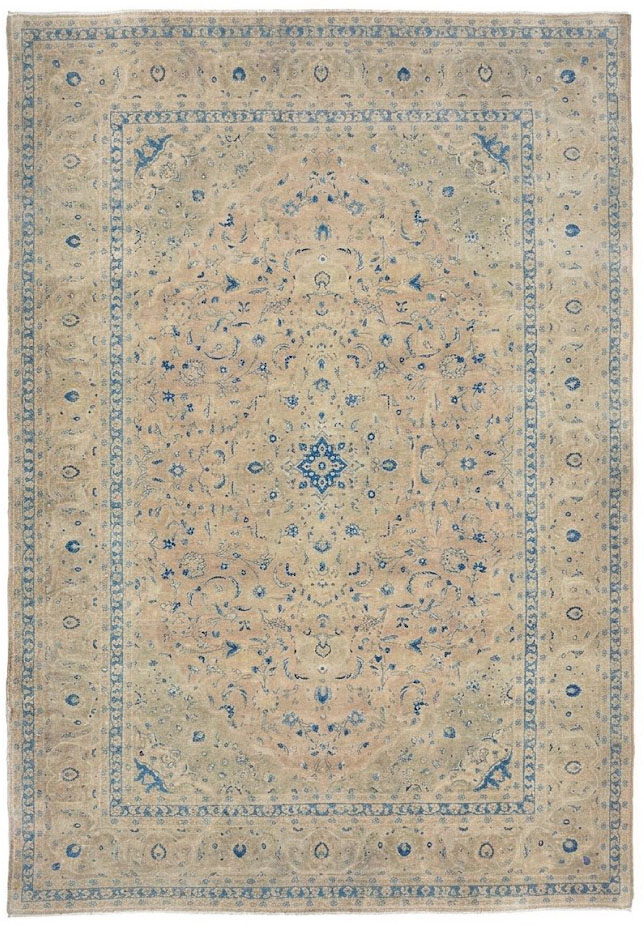 8'6x12'1 Hand Knotted Floral Traditional Wool Oriental Rug - Image 1
