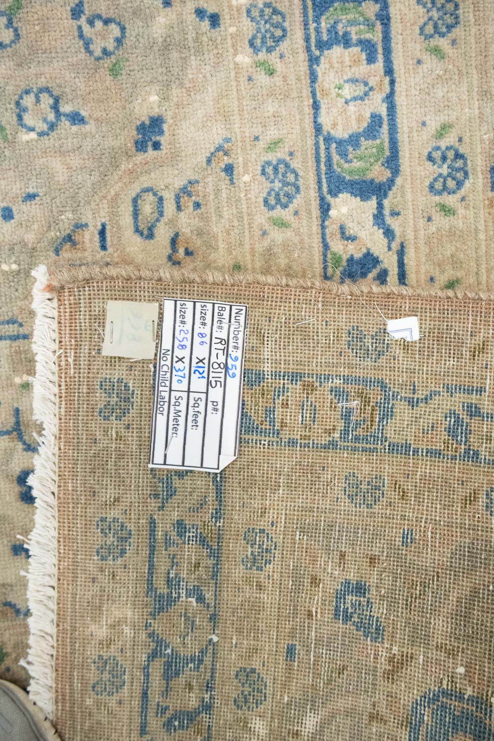 8'6x12'1 Hand Knotted Floral Traditional Wool Oriental Rug - Image 17