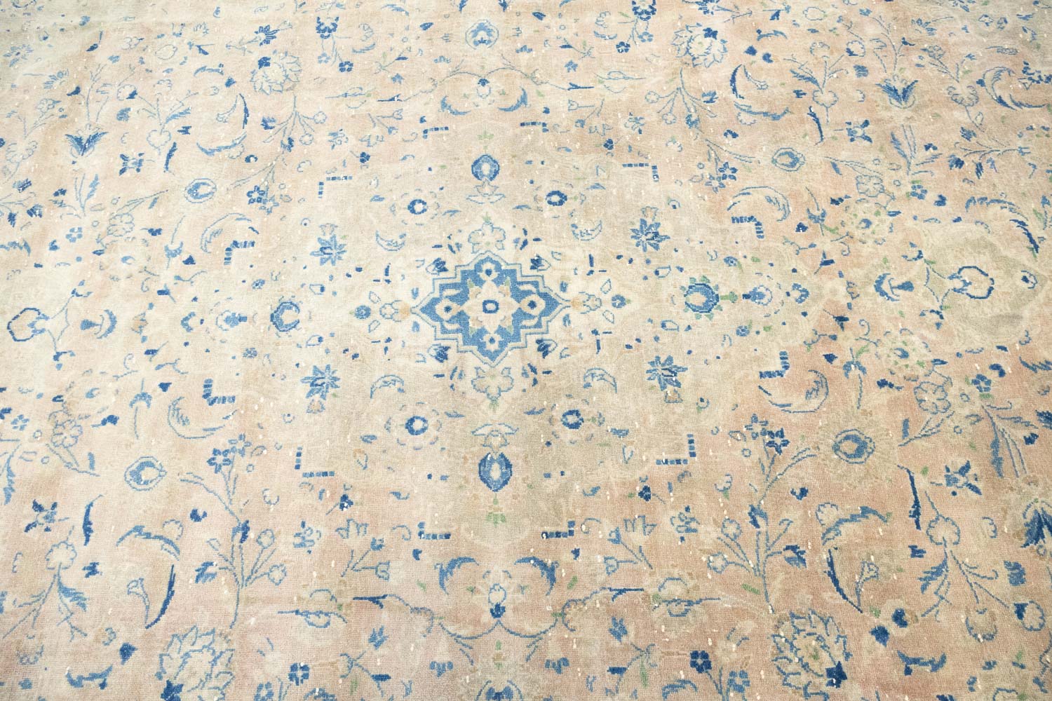 8'6x12'1 Hand Knotted Floral Traditional Wool Oriental Rug - Image 8