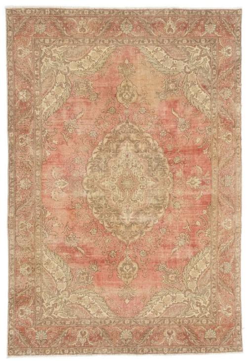 7'3x10'6 Hand Knotted Floral Traditional Wool Oriental Rug