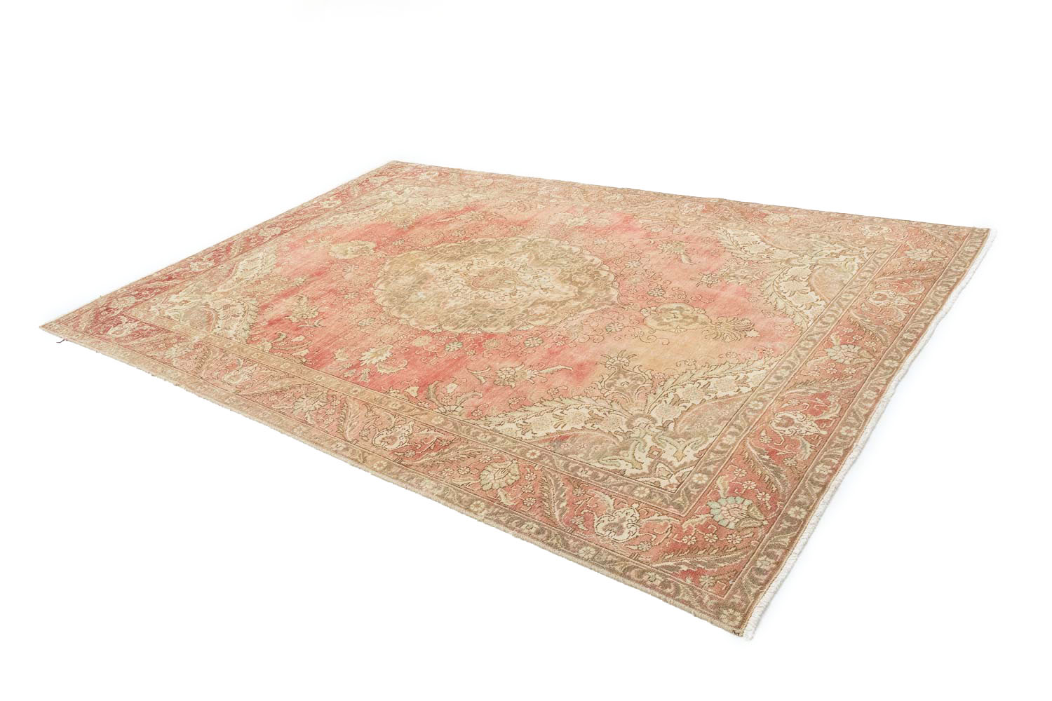 7'3x10'6 Hand Knotted Floral Traditional Wool Oriental Rug - Image 6