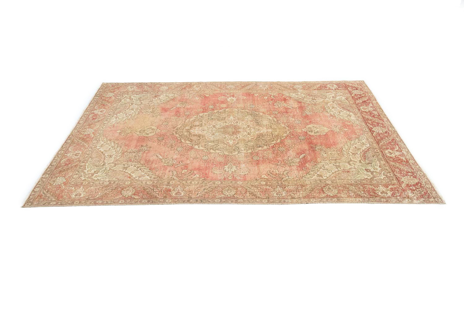 7'3x10'6 Hand Knotted Floral Traditional Wool Oriental Rug - Image 9
