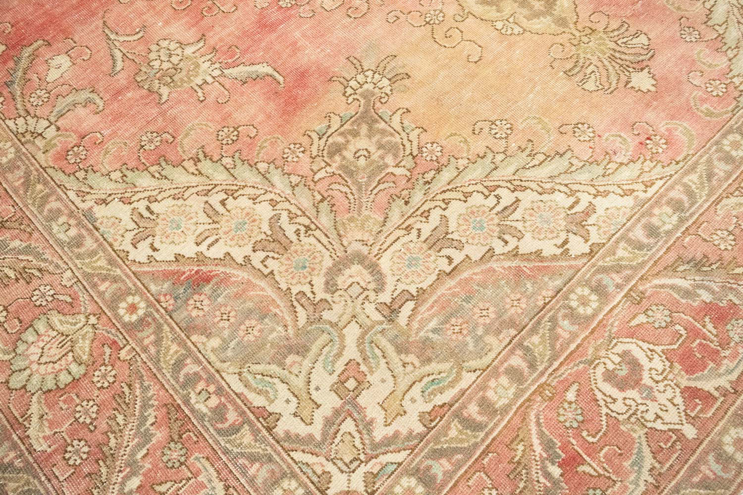 7'3x10'6 Hand Knotted Floral Traditional Wool Oriental Rug - Image 11