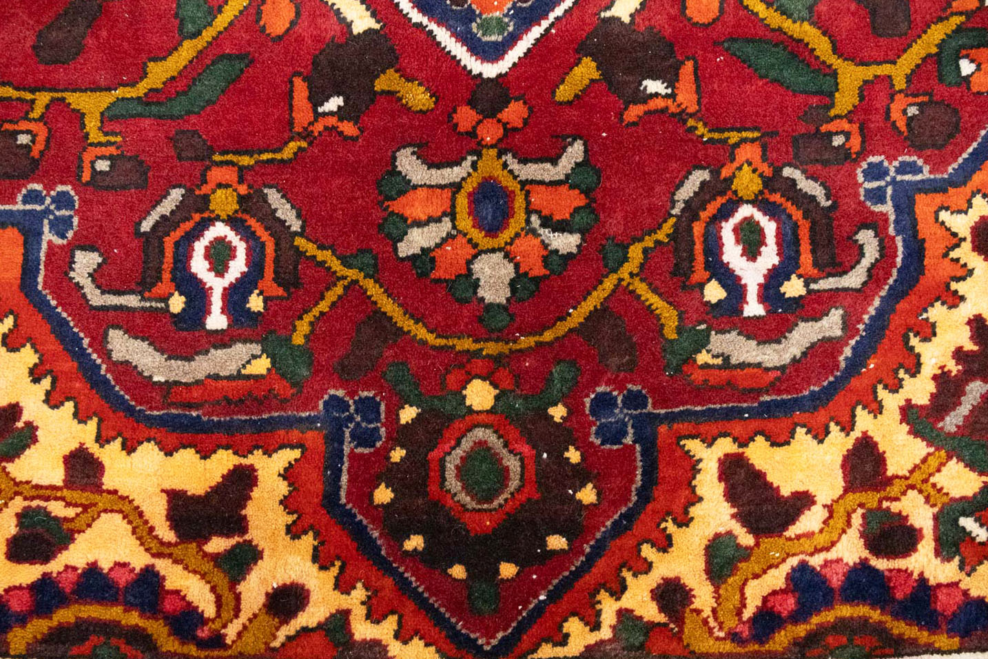 6'6 X 9'7 Hand Knotted Floral Persian Design Oriental Rug - Image 12