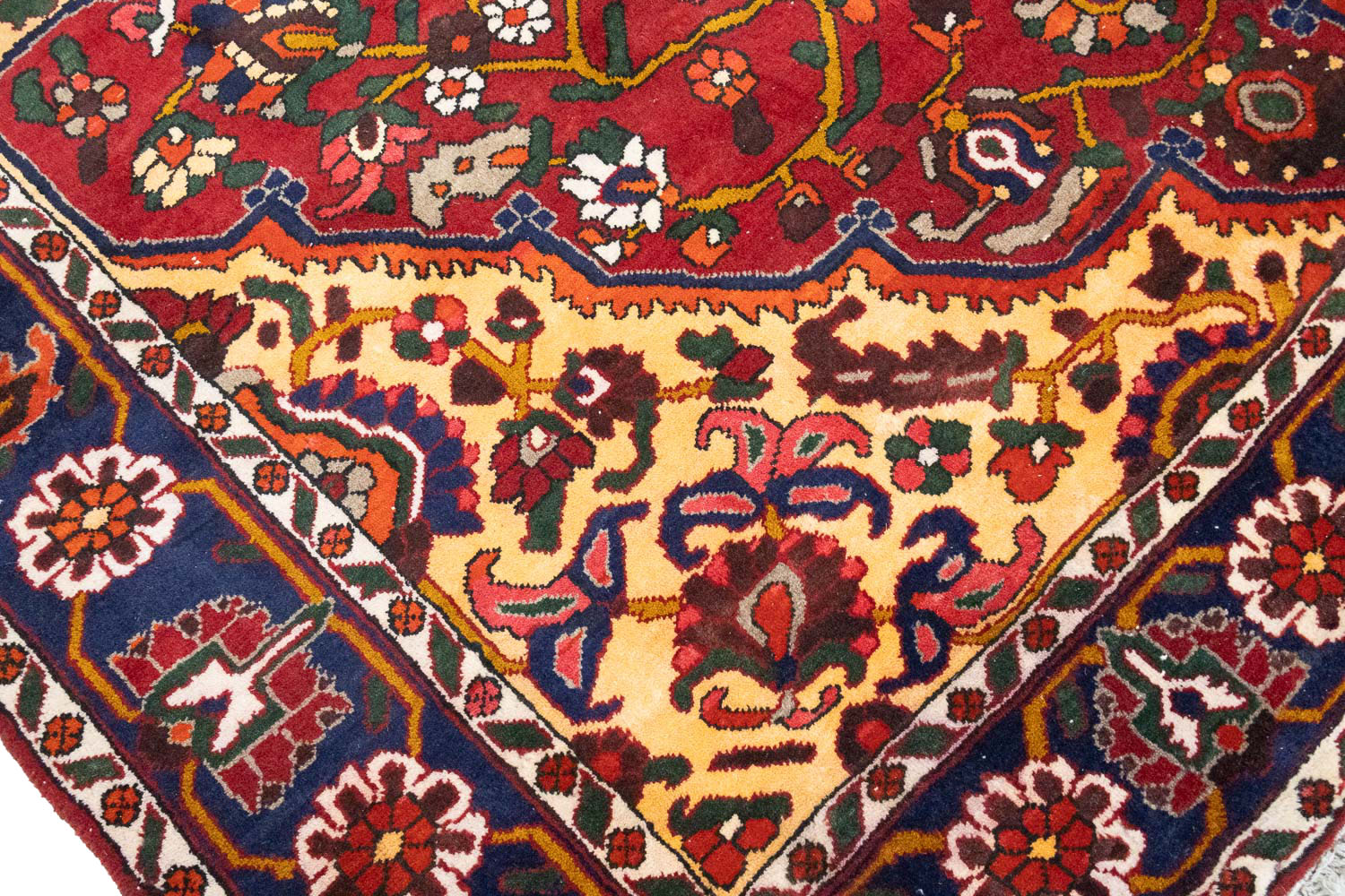 6'6 X 9'7 Hand Knotted Floral Persian Design Oriental Rug - Image 14