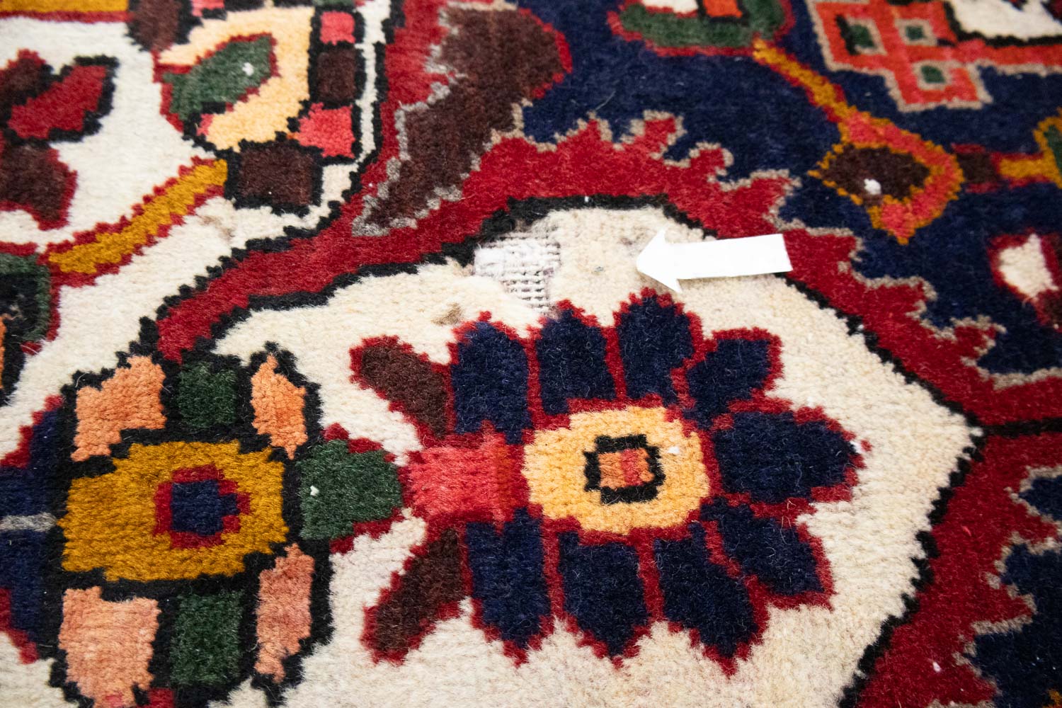 6'6 X 9'7 Hand Knotted Floral Persian Design Oriental Rug - Image 16
