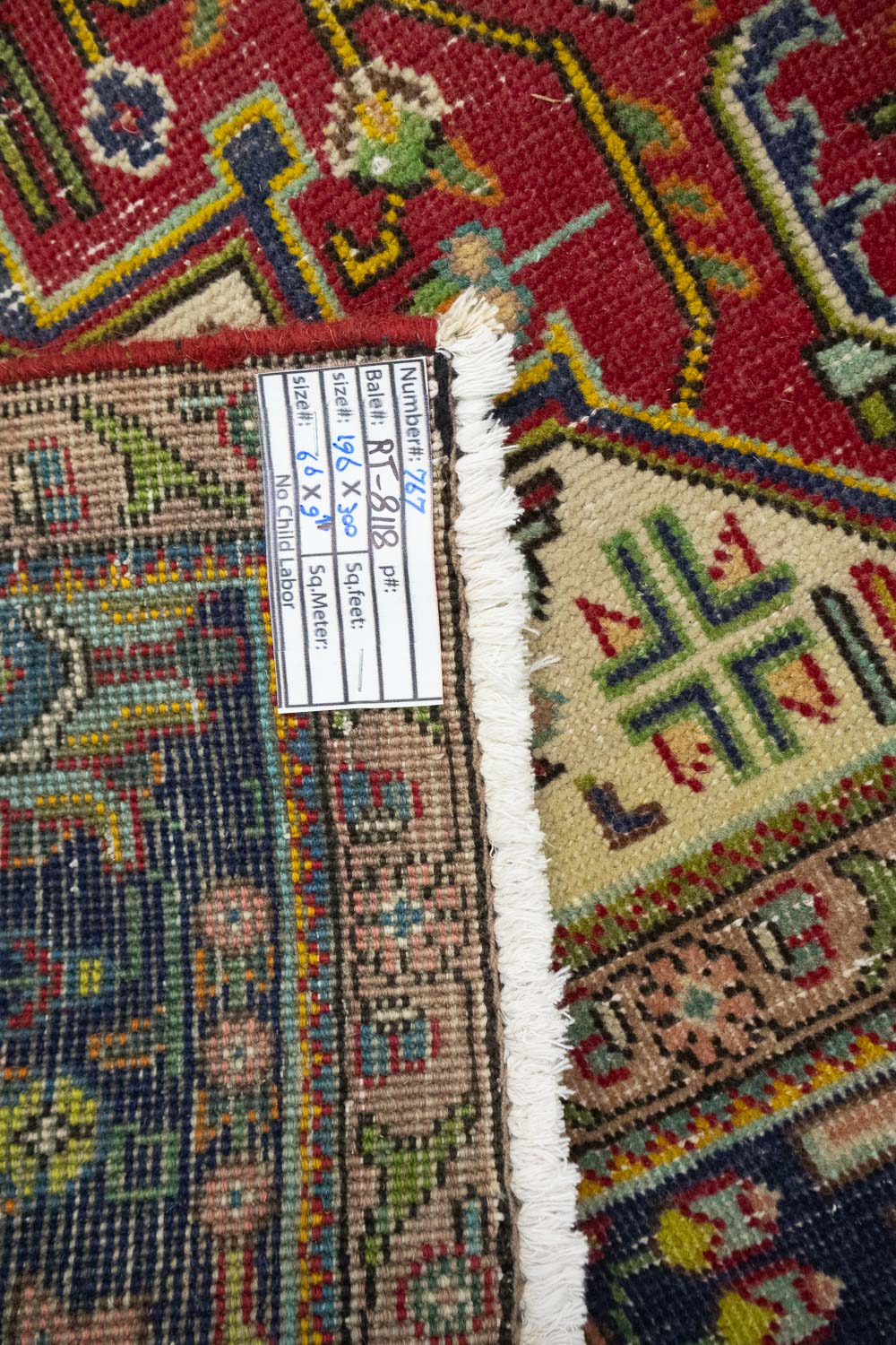 6'6x9'11 Hand Knotted Floral Traditional Wool Oriental Rug - Image 18