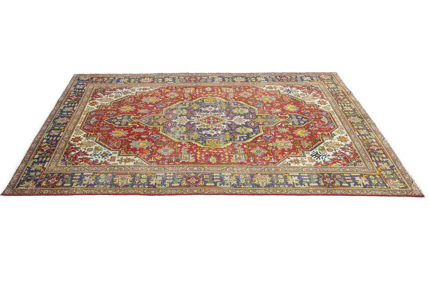6'6x9'11 Hand Knotted Floral Traditional Wool Oriental Rug - Image 7