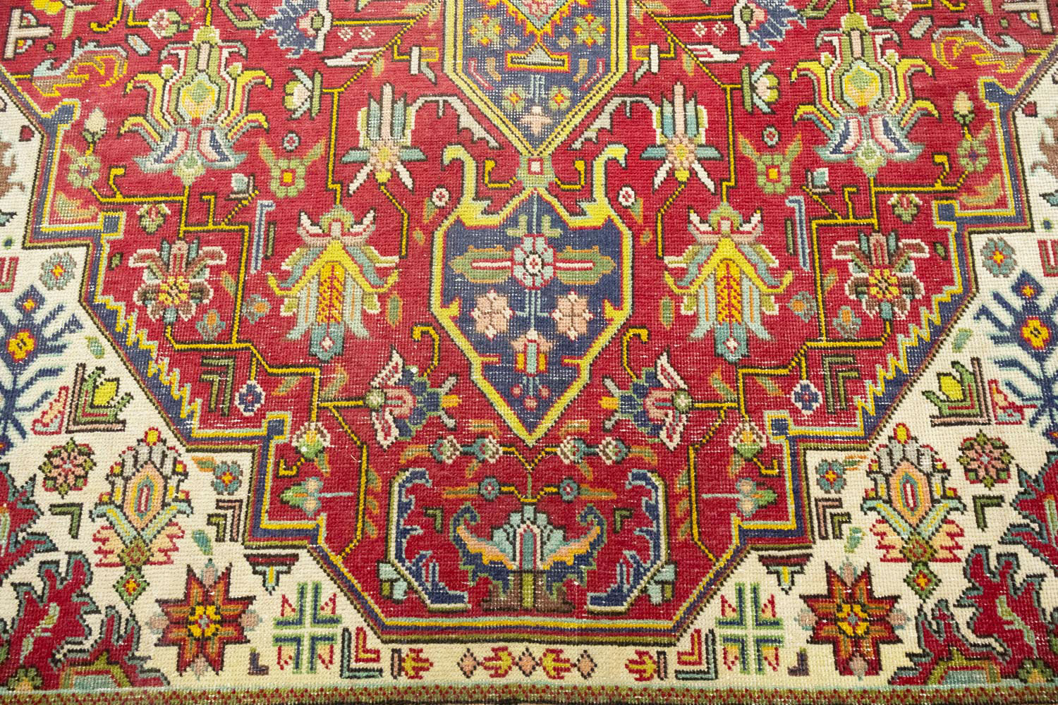 6'6x9'11 Hand Knotted Floral Traditional Wool Oriental Rug - Image 10