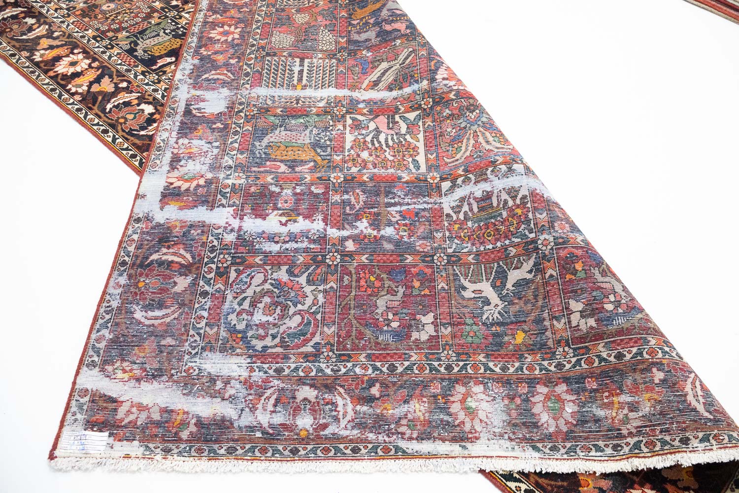 6'8 X 10'9 Hand Knotted Pictorial Design Persian Oriental Rug - Image 19