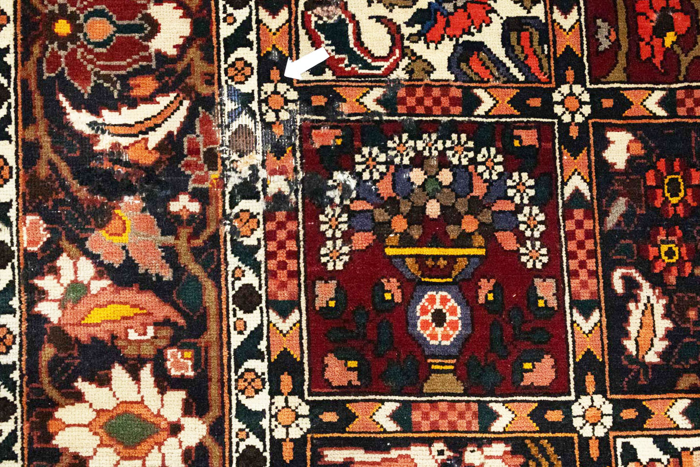 6'8 X 10'9 Hand Knotted Pictorial Design Persian Oriental Rug - Image 12