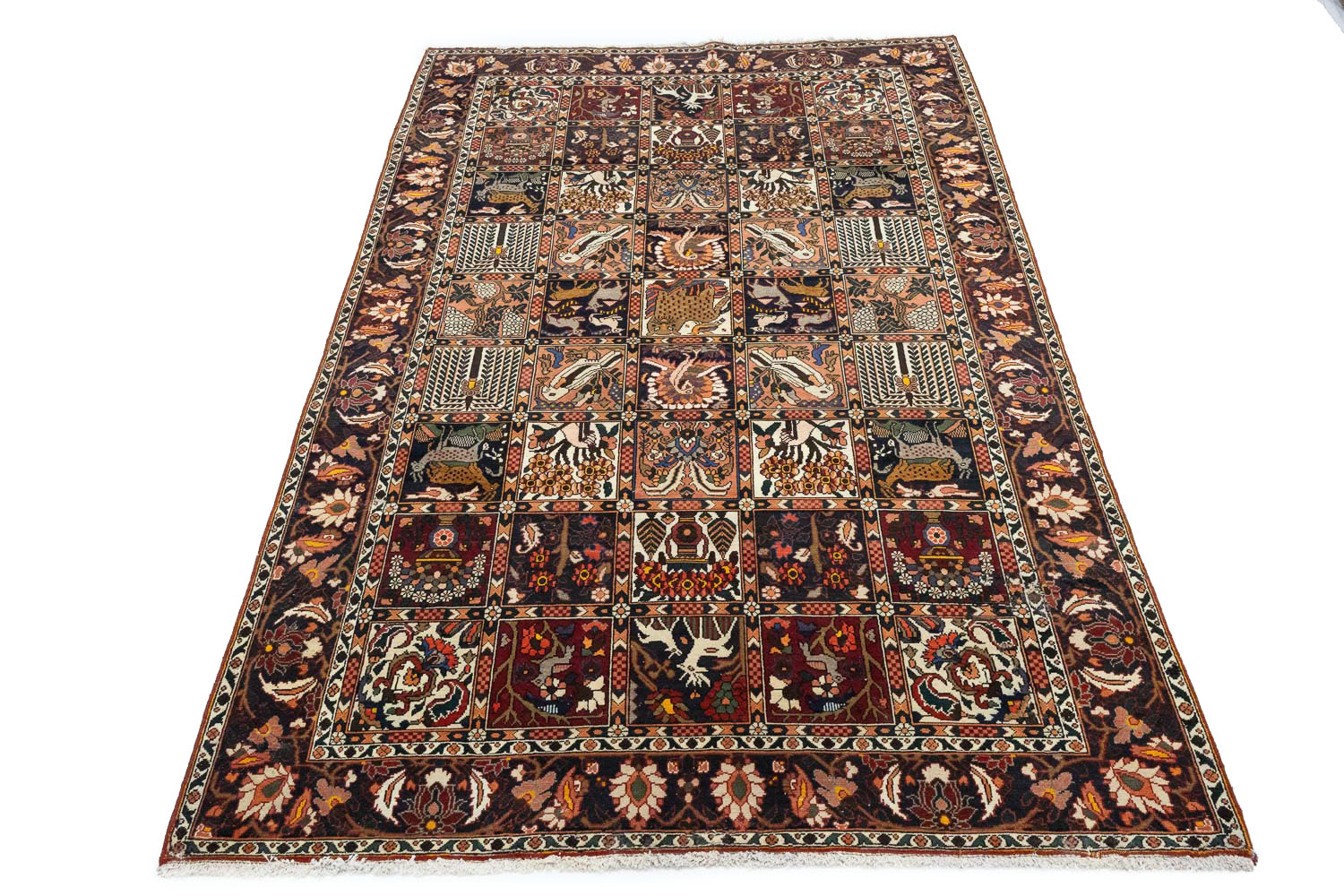 6'8 X 10'9 Hand Knotted Pictorial Design Persian Oriental Rug - Image 4